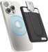 elago Key Magnetic Wallet Card Holder for iPhone 15/14/13/12 Series, 2-Cards Compatible with MagSafe, Scratch