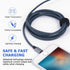 Sundix 3Pack 9ft Nylon Braided iPhone Charger Cable, Compatible with iPhone 14/13/12/11/XS/XR/8/7 and More.