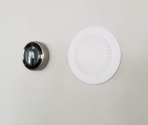 Mount Genie Flush Mount, Built-in Wall or Ceiling Bluetooth Speaker Mount, Award Winning Design, White