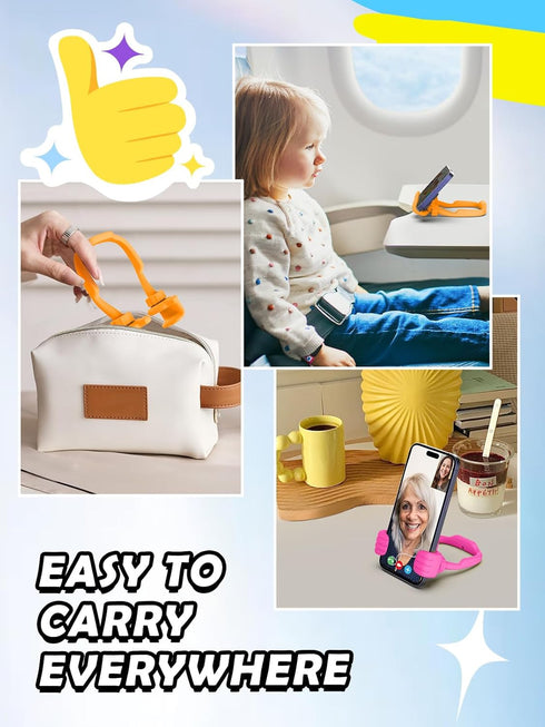 CALDEVER Gifts for Mothers Day Teens Girls Boys Kids Adults Gifts Cell Phone Stand: UPGRADE Adjustable Thumbs Up Lazy