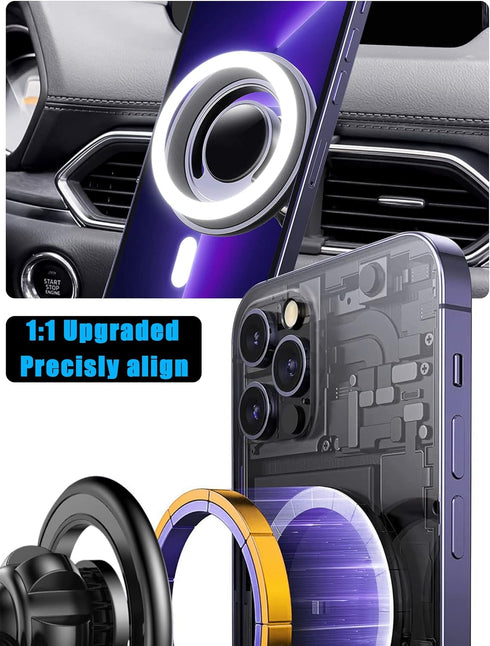 VE VE POWER CX5 2017-2025, 17 16 15 14 13 12 Car Phone Holder, Air Vent Phone Holder, Car Mount for Mazda Magsafe