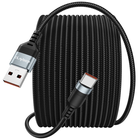 USB C Cable 25ft Fast Charging 12W, Extra Long USB A 2.0