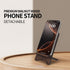 3D MAGIC 2 Cell Phone Stands, Desktop Stand, Luxury Nature Wood Simple Phone Stand, Compatible with iPhone & All Cell