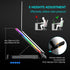 TopMate C11 Laptop Cooling Pad - RGB Gaming Notebook Cooler with Adjustable Height and 6 Quiet Fans