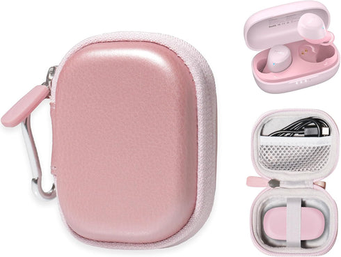getgear Case for TOZO A1 Mini Wireless Earbuds Bluetooth 5.3 in Ear Headphones with Built-in Microphone (Rose Gold)