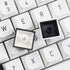 YMDK YSA Ball Shape Double Shot PBT Keycaps for MX Keyboard, 104 87 61 Melody 96 KBD75 ID80 GK64 SP84 (Black White Mix)