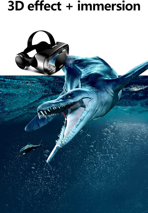 3D VR Glasses Gaming Video - Virtual Reality Glasses for 7 Inches Mobile Phone