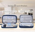 Portable Waterproof Electronics Accessories Case and Organizer Bag for Cables, USB Drives, Chargers