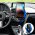 Wireless Car Charger Mount, 15W Fast Charging, Auto Clamping, Compatible with All Android, Blue