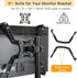 ErGear VESA Mount Adapter, Universal Non-VESA Monitor Stand Adapter for 17 to 27 Inch Screens, VESA Bracket