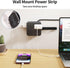 NTONPOWER Flat Plug Power Strip - 5 ft Extension Cord with 8 Outlets, 3 USB, Overload Protection