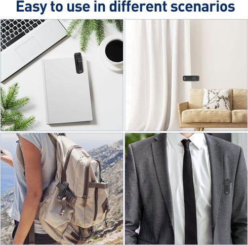L7 Mini Body Camera 1080P HD Recording with Night Vision, 1000 mAh Battery Life, Wearable Camcorder for Home, Outdoor,
