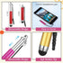 Relaxweex 20 Pcs Mini Stylus Pen Capacitive Resistive Touchscreen Pens Retractable Stylus Pen for All Smartphones
