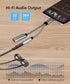 Samsung Galaxy S24 Headphone Adapter, USB C to AUX Mic Jack with PD 60W Fast Charging for Stereo Earphones