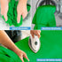 Aimosen 10x10FT Green Screen Backdrop for Photography, Large Background for Zoom Meetings, High Density Polyester