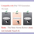 TPheal Gold Home Button Replacement for iPad 10.2" (2019-2021), Incl Flex Cable Connector.