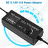 LQYLXR 3V~12V 12A 144W Adapter,3V 4V 5V 6V 7V 8V 9V 10V 11V 12V, 14 Universal Power Supply Adjustable Variable