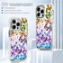 Zeggi 15 15 6.1'' for iPhone Case(Compatible with Magsafe),Gradient Butterfly Transparent Magnetic Anti-Fall White