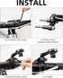 ROCKBROS Out-Front Bike Computer Mount - Aluminum Integrated Bicycle Computer Mount Compatible with Garmin, Bryton, Go