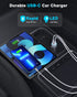 iPhone Car Charger, Dual USB C Fast Charger, 40W Type C Car Fast Charger with 2 Pack 3.3ft Lightning Cable for iPhone