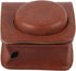 GOWENIC PU Leather Vintage Camera Case for Fujifilm Instax Mini 90, Waterproof Exquisite Protective Camera Case with Adjustable Shoulder Strap (Brown)