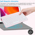 Ultra-Slim Small Bluetooth Keyboard and Mouse Combo, Portable Wireless Keyboard for Android Tablet, iPhone, Windows