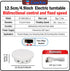 5.1in/11lbs, 360 Tumbler(13cm Motorized Rotating Display Stand Cup Display Turner, Photography Turntable for Tumbler