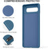 Silicone Phone Case for Google Pixel 6, Soft Protective Anti-Scratch Shockproof Cover for Women Men Dark Blue