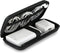 iMangoo Travel Essential Electronics Organizer Pouch Charger Case, Shockproof Dual Zipper Power