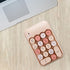 Lomiluskr 2.4G Accounting Wireless Numeric Keypad with USB Receiver, Cute Colorful Round Keycaps, Portable Financial