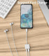 USB C to 3.5mm Headphone Charger Adapter, Type C Earphone Jack AUX Dongle Audio Fast Charging Cable for Samsung Galaxy,