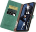 SUANPOT Samsung Galaxy S10+/S10 Plus Wallet Case, RFID Blocking Credit Card Holder, PU Leather Flip Folio Cover (Sea