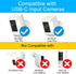 USB-C Charger Cable, Compatible with Ring Spotlight Cam Plus(Battery) and Spotlight Cam Pro(Battery), 20ft. Charge Cable with Charge Adapter to Power Camera Continuously, White, 1-Pack