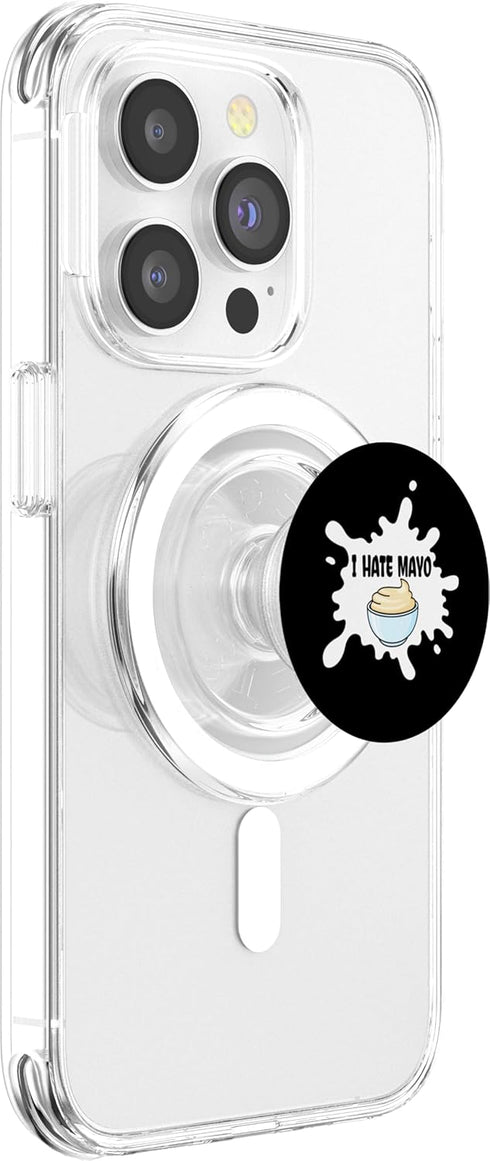 I Hate Mayo Funny Mayonnaise Gifts I Hate Mayo Funny Mayonnaise Condiment Funny Mayo Hater PopSockets MagSafe PopGrip