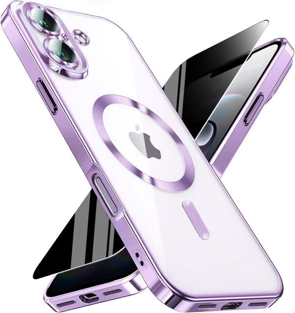 WEYNRBOX Magnetic for iPhone 17 Case with Privacy Screen Protector & Full Camera
