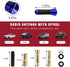 Dickno 1.37'' Car Short Antenna, Aluminum Radio Antenna Mast Replacement, Carbon Fiber Auto AM/FM Radio Reception