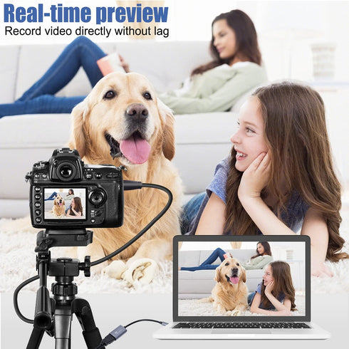 Video Capture Card, USB3.0 HDMI to USB C, 4K 1080P 60FPS Capture for Gaming Live Streaming, Compatible with Windows