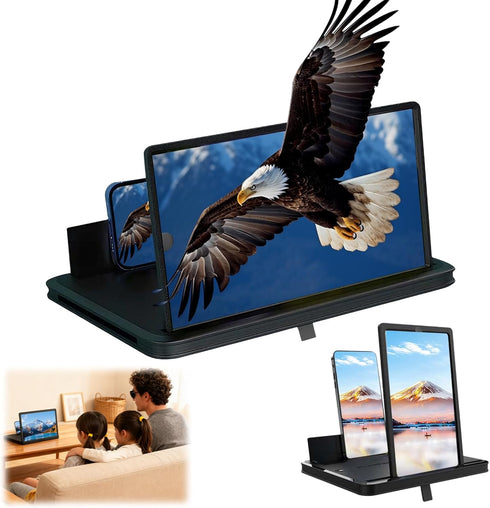 Screen Magnifier for Cell Phone, 3D HD Screen Magnifier Projector Screen Enlarger