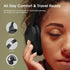 DOQAUS Bluetooth Over Ear Headphones, 70H Playtime, 3EQ Modes, HiFi Stereo Sound, Memory Foam Ear Cups for
