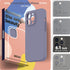 SURPHY Compatible with iPhone 13 Pro Case - Liquid Silicone Phone Case with Screen Protector, Camera Protection & Soft