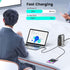 DENGWENQIANG 285W 8 17/16/15/14/13 USB C Fast Charger - GaN Port Fast Charging Station Tower Hub for Multiple Devices: