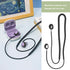 2PCS Silicone Anti-Loss Straps, Soft Neck Rope Cord Sport Lanyard 40cm Length for Samsung Galaxy Buds 2 (Black & Green)