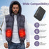 5V/2A 10000mAh Battery Pack for Heated Vest, USB Power Bank for Electric Heating Vests, Jackets, Hoodies (Not for 7.4V)