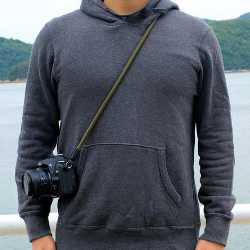 VKO Climbing Rope Camera Strap, 100cm Green Neck Shoulder Strap for DSLR SLR Mirrorless Cameras