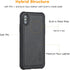 molzar MAG Series Case for iPhone Xs and iPhone X - Built-in Metal Plate for Magnetic Mount, Qi-Certified Chargers,