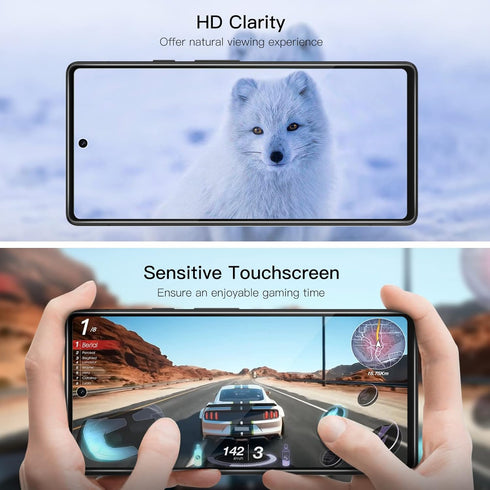 JETech 2-Pack Screen Protector for Google Pixel 6a 6.1" - HD Clear, Tempered Glass, Camera Lens Protector, Easy Install.