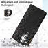 Asuwish Wallet Case for Samsung Galaxy S23 Ultra 5G - Black, 6.8", with Tempered Glass, Wrist Strap & Card Holder.