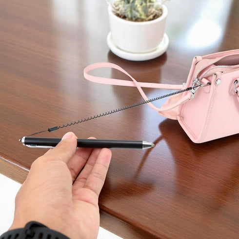BuleVina Stylus Pens with Tether Lanyard & Clip for Touch Screens, High Sensitivity & Precision Capacitive, Anti-Lost