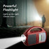 Weather Radio Portable AM FM Radio with Bluetooth, Rechargeable Emergency Radio, Built-in Rechargeable Battery or 4 AA