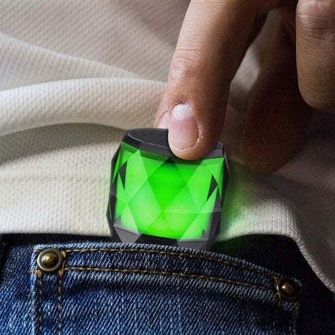 LFS Portable Bluetooth Speaker with Lights, Waterproof Night Light Wireless Magnetic Speaker, 7 Color LED Auto-Changing